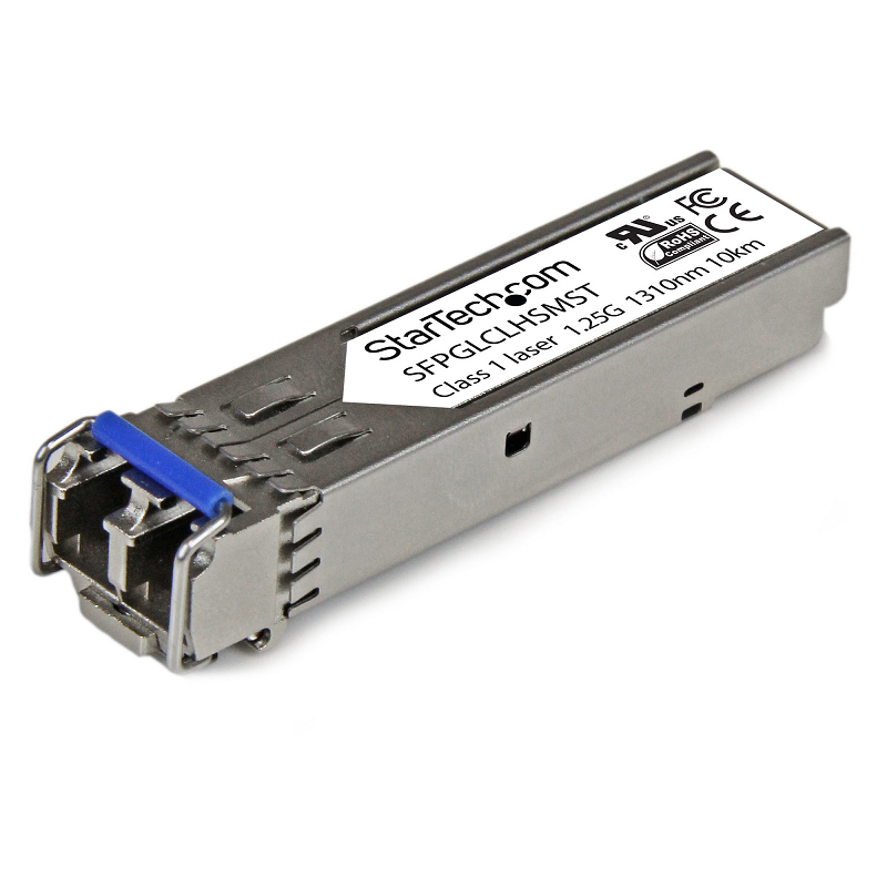 StarTech GLCLHSM10PST 1GbE Single Mode Fiber SMF Optic Transceiver 10 Pack